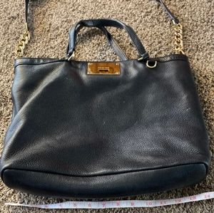 Michael Kors black leather purse
